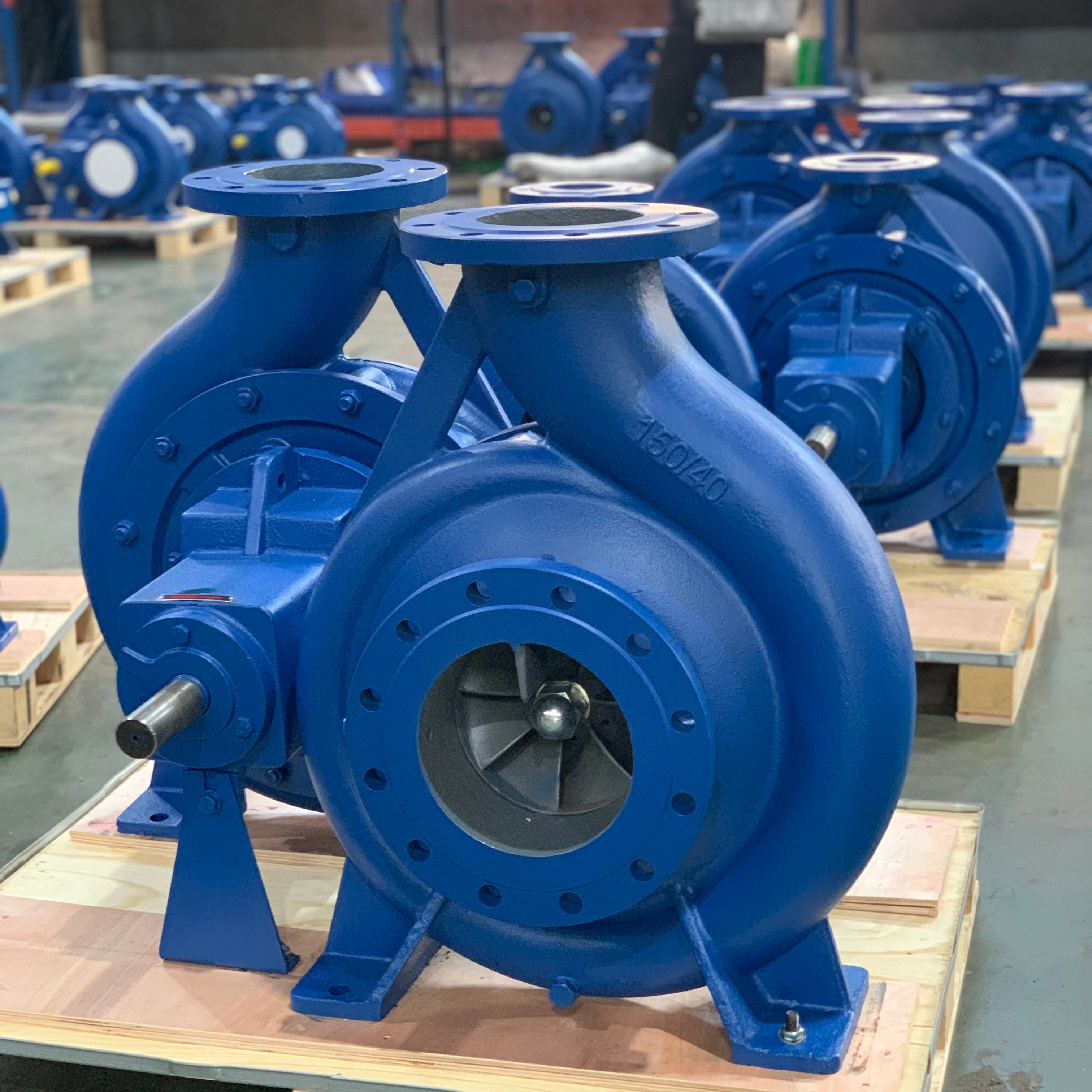 65-260 End Suction Single-stage Centrifugal Pump Cast Iron High Head Water Supply Irrigation Fire Fighting Pump Pason 75 HP 150