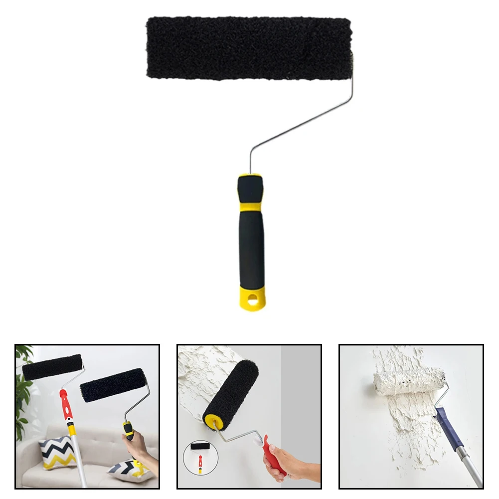 Wall Brush Putty Roller Texture Pattern Roller Brush Drywall Compound Roller For Smooth Plastering Construction Tool