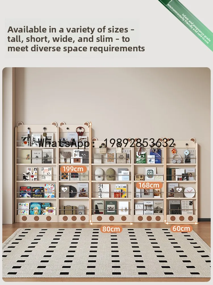 LYY Vinyl Record Player Storage Rack CD Cabinet Disc Storage Rack Home Wall-Mounted Space-Saving Solid Wood Floor Bookshelf