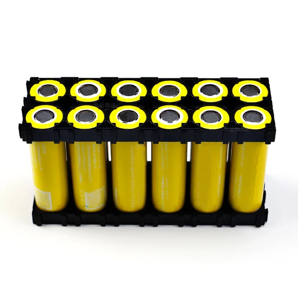 4 pezzi 21700 2x6 supporto batteria supporto telaio in plastica staffa che tiene batterie accessori per elettroutensili