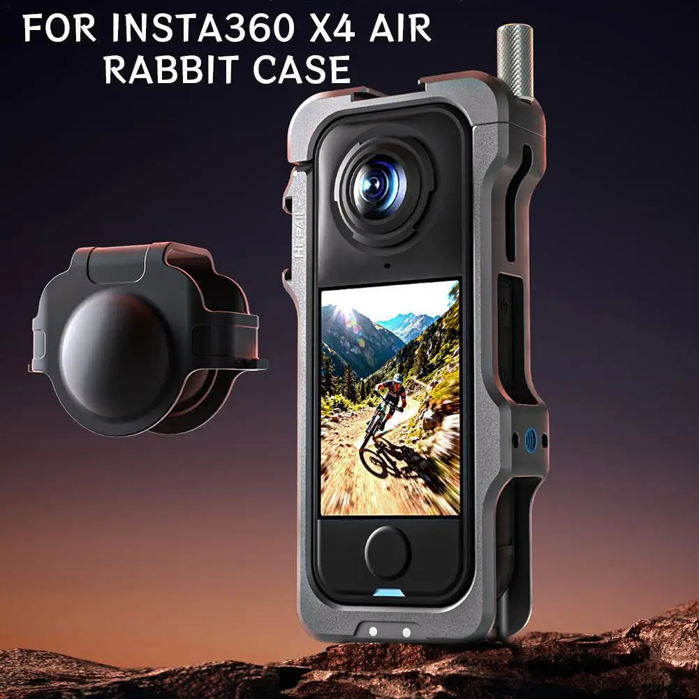 For Insta360 X4 Air Metal Cage Aluminum Alloy Quick-Release Expansion Extended Protective Frame Action Camera Accessories