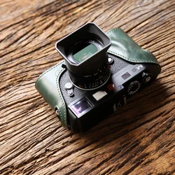 handwork Photo Camera Genuine leather cowhide Bag Body BOX Case For LEICA M8 M9 M9P ME Protective sleeve base shell