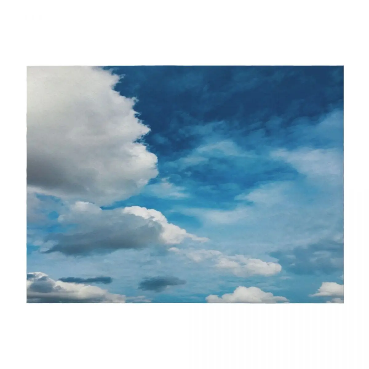 

Blue sky photography series Throw Blanket anime Cute Hairys Furrys Blankets