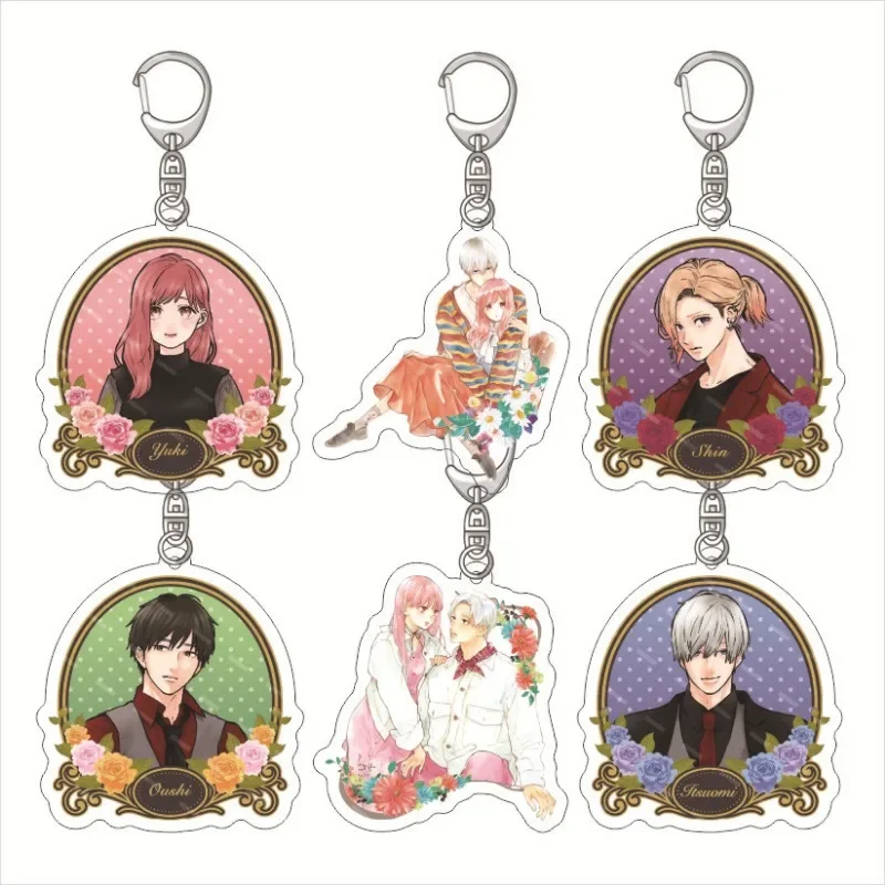 Anime A Sign of Affection Acrylic Keychain Decoration Bag Car Keychain Pendant Accessories Jewelry Gifts for Fans Friends