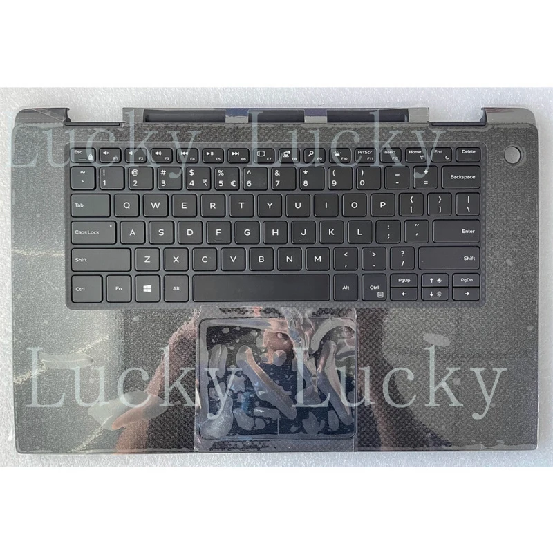 

f FOR DELL XPS15 9575 Palmrest Upper Case with US Keyboard & Touchpad 0M9W9K M9W9K