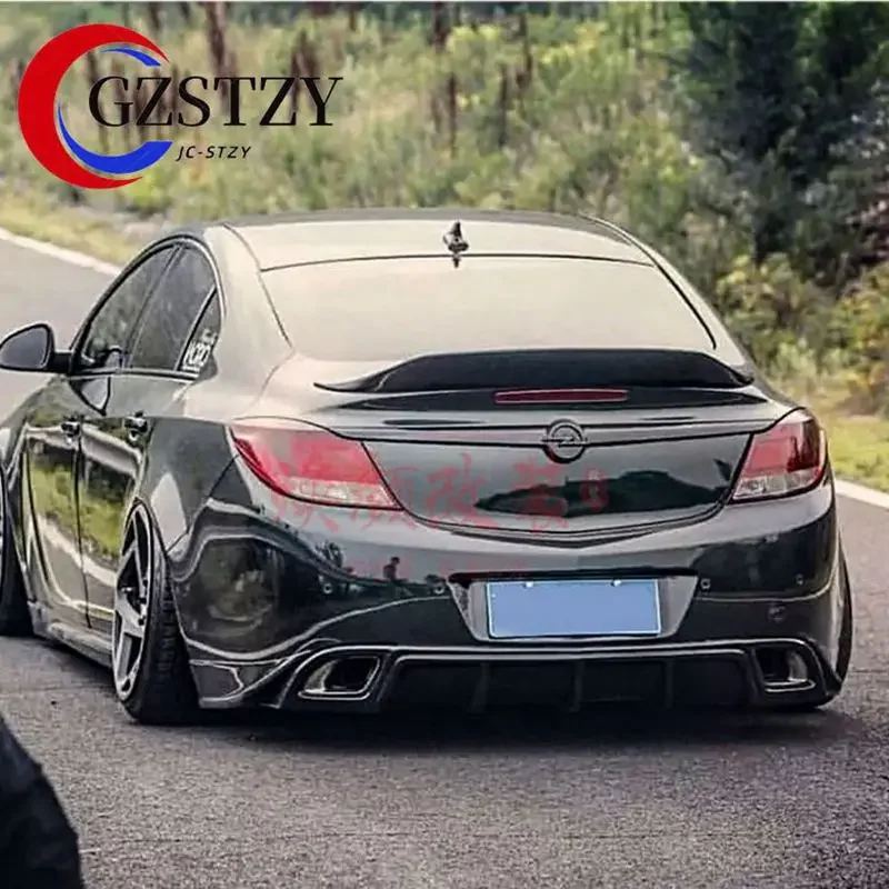 Für Opel Insignia 2009-2020 Carbonfaser Heckdachspoiler Flügel Kofferraumlippe Abdeckung Auto-Styling