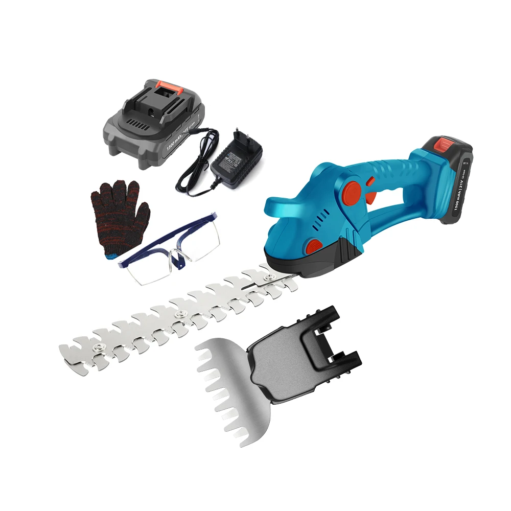 

1200RPM Lithium-ion Battery Bush Trimmer Handheld Lightweight Hedge Cutter Machine for Garden