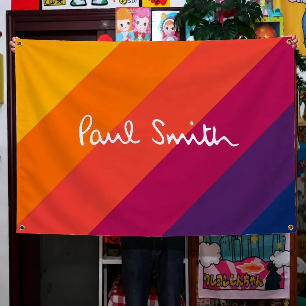 Brand Paul Smith Signature Stripe Zebra Flags Wall Hanging Background Flag Wall Decor Banners for Outdoor Bedroom Dorm Room