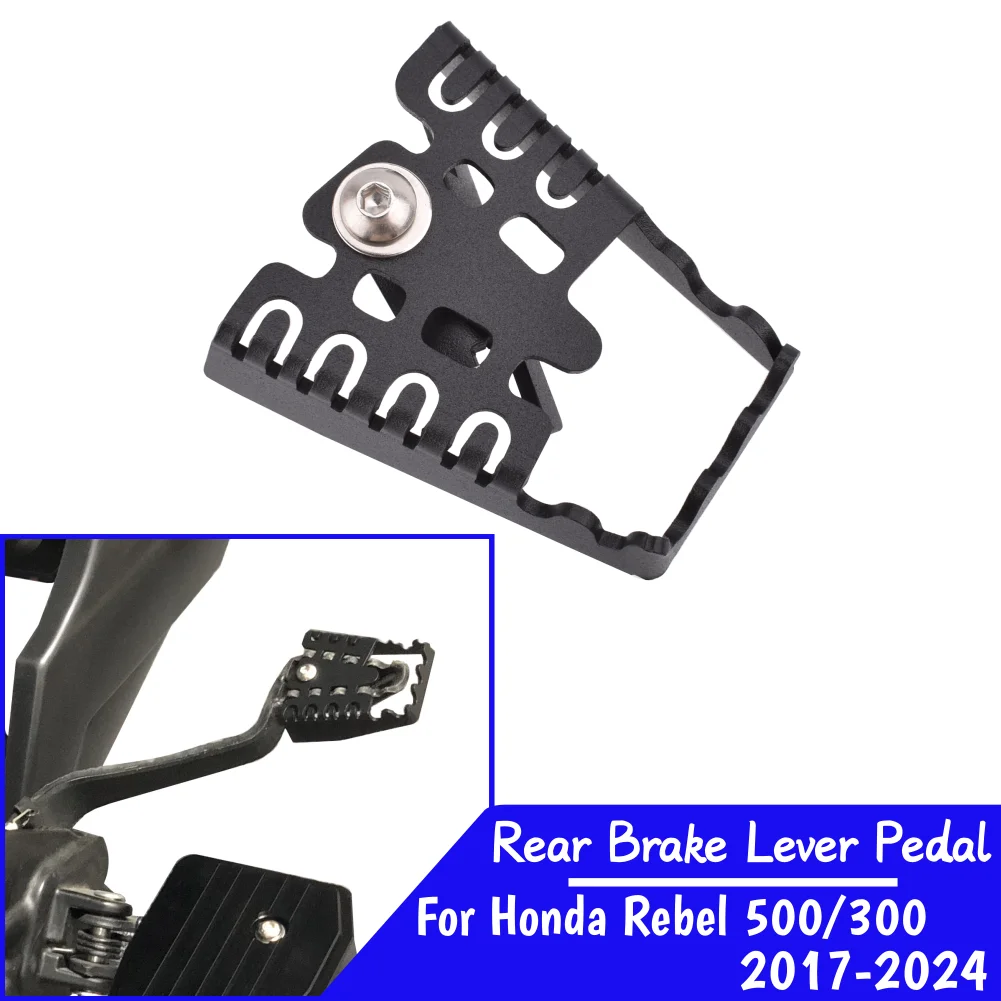 

Motorcycle Rear Brake Lever Pedal Extender Foot Peg Enlarge Extension Brake for Honda Rebel CM CMX 300 500 2017-2024 Accessories