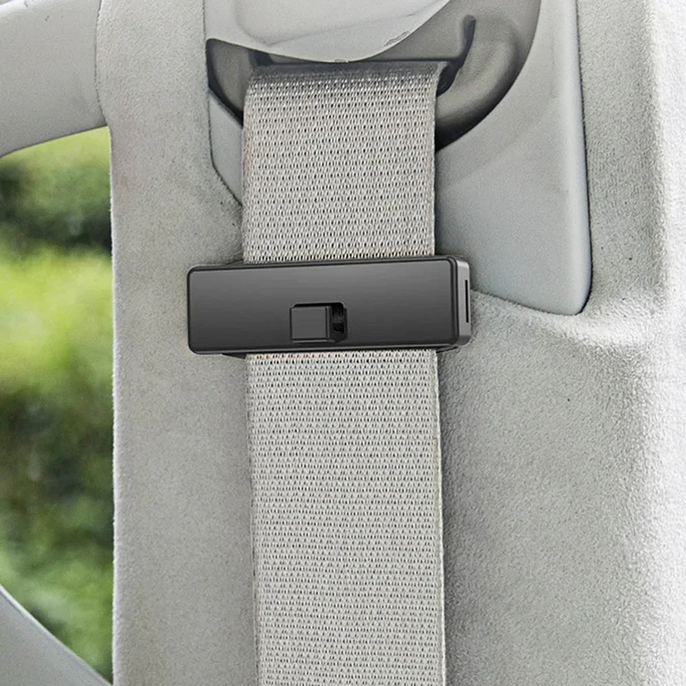 

2Pcs Adjustable Car Safety Seat Belts Holder Stopper Buckle Clamp Car Seat Belt Fixing Clips Car Seat Belt Ornaments Accessories