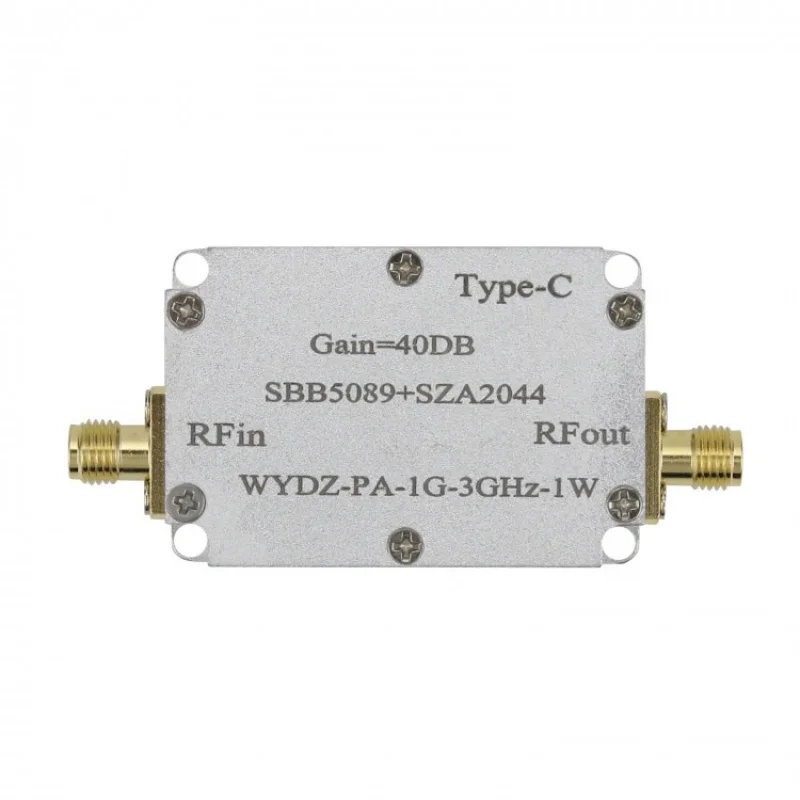 SBB5089 SZA2044 One-Way Microwave Power Amplifier RF Power Amplifier Module 40DB WYDZ-PA-1G-3GHz-1W