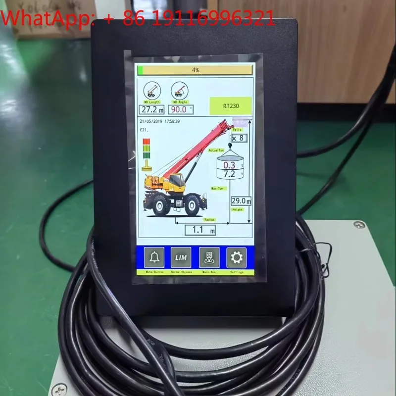 JL-5000 RT450 Safe Load Torque Indicator with Touch Screen for Off-Road Mobile Cranes