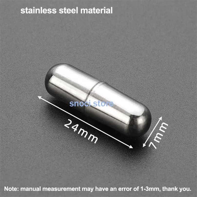 Magnetic Stirrer Stir Bar 304 Stainless Steel Stirring Mixer for Lab Capsule Magnetic Stirrer Bar 7x24mm Stirring Rod re-usable