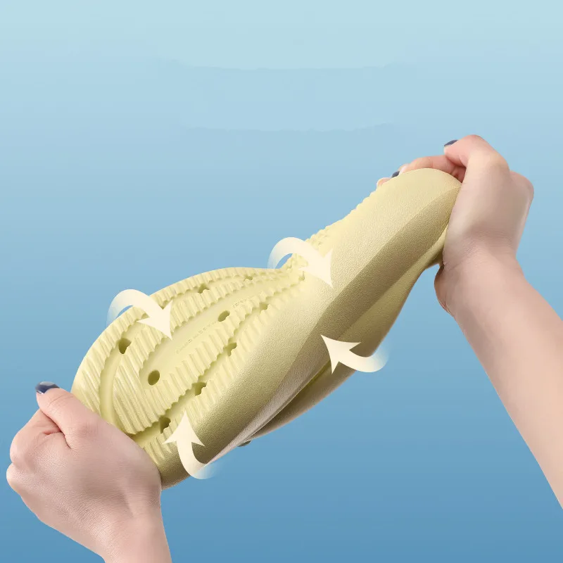 Couples Flip Flops For Men Women  2022 Summer Outdoor Solid 7 Clolor Anti-skid Beach 5cm Thick Sole Platform Slipper