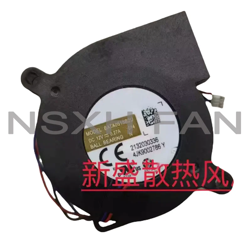 

BATA0515B2U 12V 0.27A 5cm 5015 Centrifugal Turbine Blower 3-wire Fan