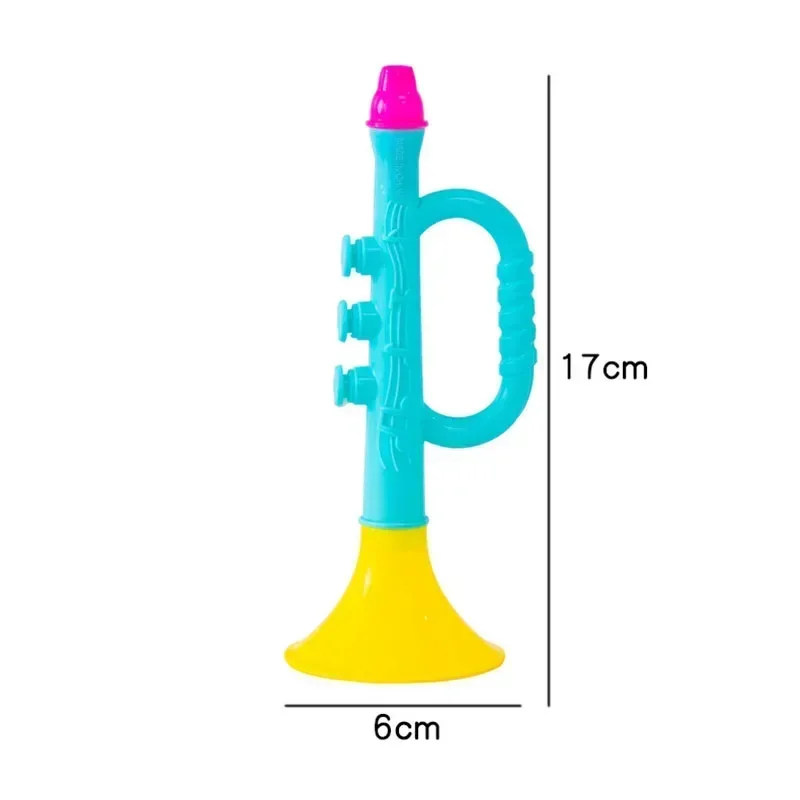 10PCS Baby Music Toys Children Early Montessori Educational Toy Colorful Musical Instruments Games for Kids Trumpet Random Color