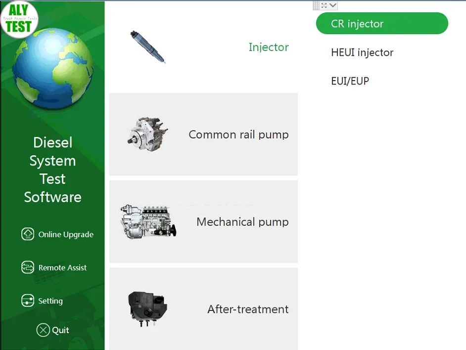 CRS968 Common Rail Control System for Diesel Magnetic Piezo Injector, High Pressure Medium  Urea Pump Test and QR Code