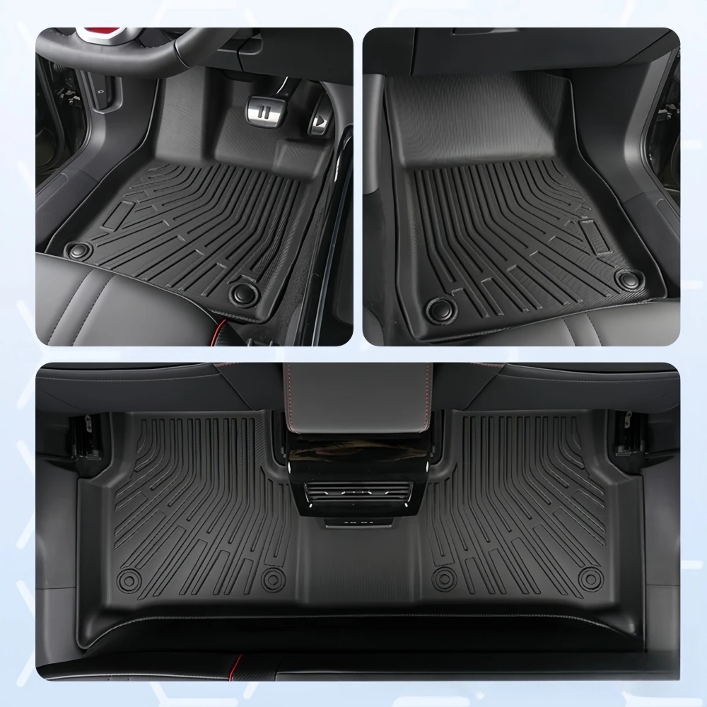 Allwetter-Fußmatten für 2023 2024 2025 Benz GLC 260 300 300e TPE-Fußmatten Kofferraummatte Rückenlehnenmatte LHD (Nicht für GLC China) – Detail 2