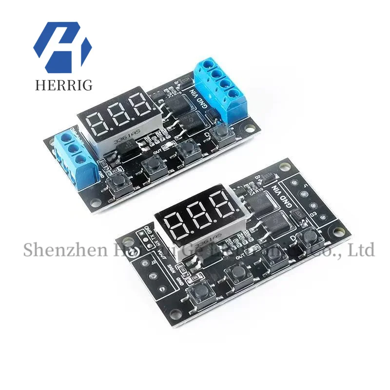 

Original genuine ZK-TD4 MOS switch-type triggering cyclic timer delay module with various triggering voltages (5-30V)