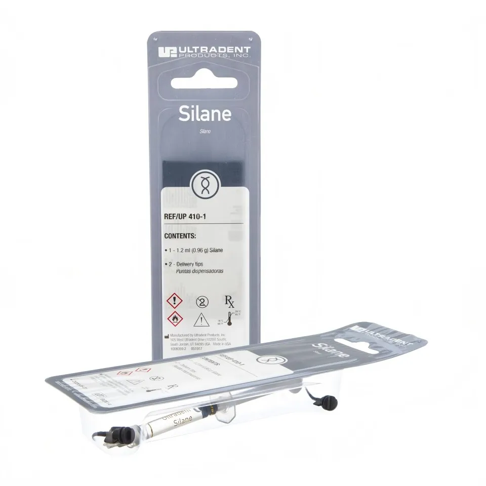 

Ультрадент Силановый адгезив для улучшения прочности сцепления фарфоровых поверхностей PFM, набор для реставрации зубов, 1.2 мл