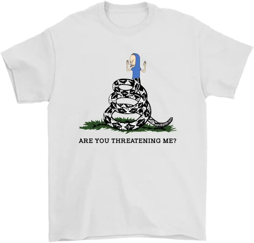 are You Threatening Me Beavis T-Shirt Vintage Gift for Men Women Funny Tee