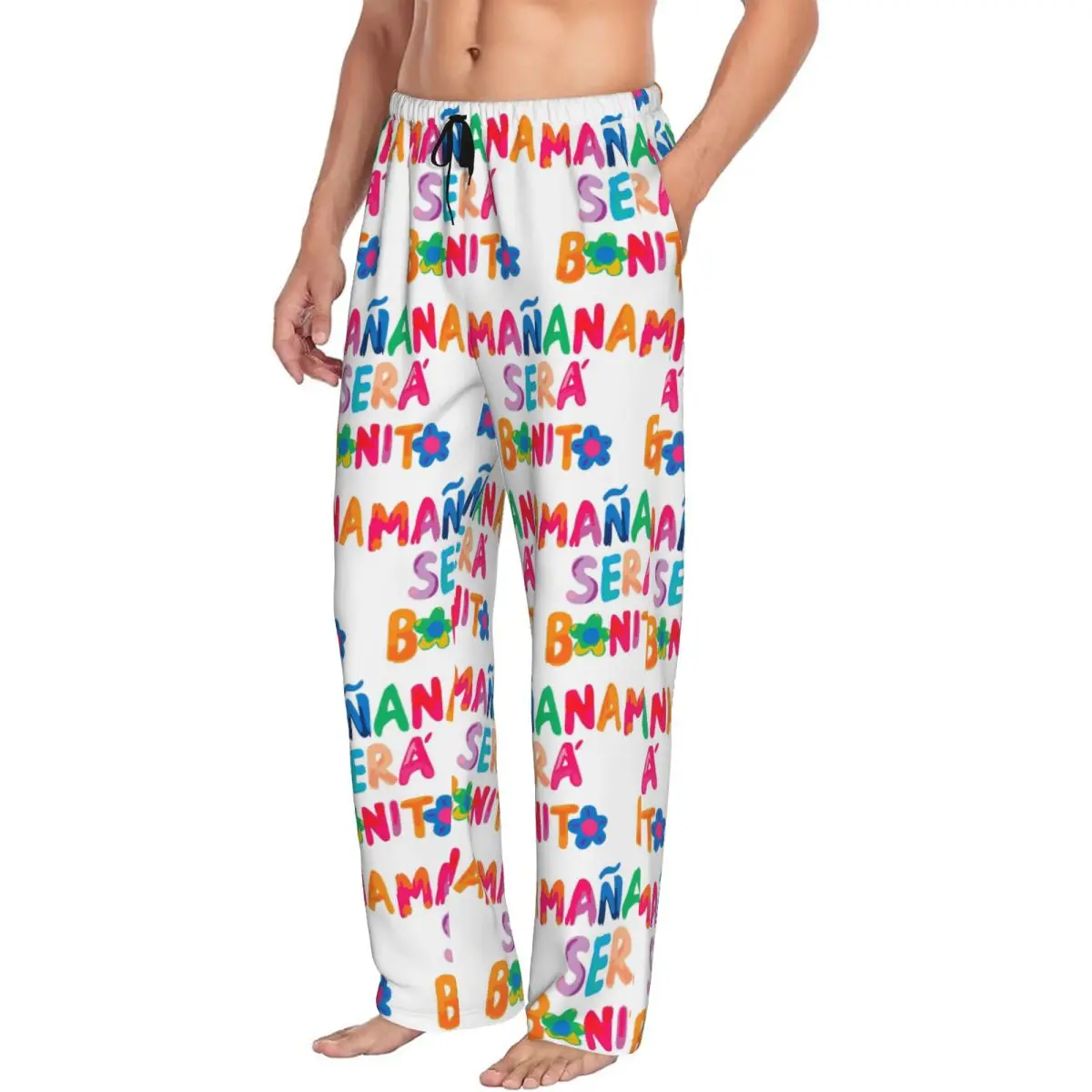 Custom Reggae Ainger Bichota Season Karol G Pajama Pants Men Sleepwear Sleep Lounge Bottoms with Pockets