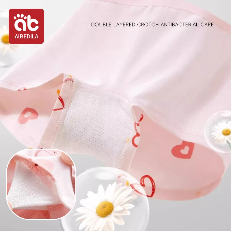 6 قطع سراويل الفتيات نمط شخصية جميلة الكرتون الفتيات الملاكم ملخصات لينة القطن ملابس داخلية للأطفال قابل للغسل الأطفال الملاكمين ﻿