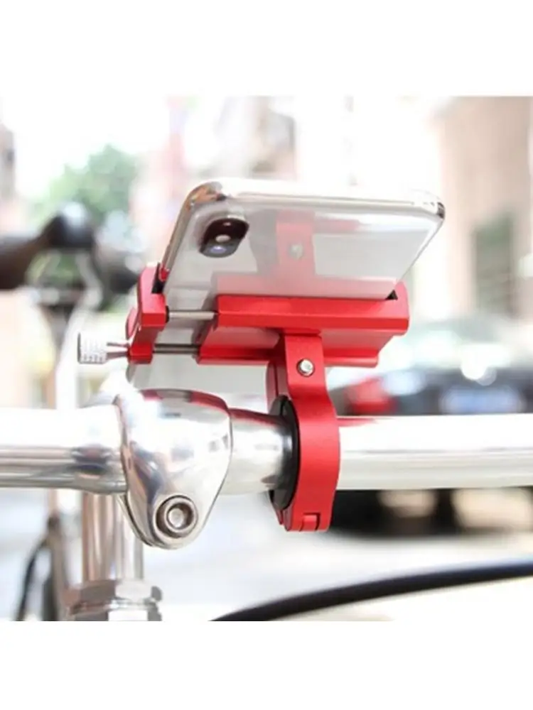 

Adjustable Bike Phone Holder Adjustable Bike Phone Mount Stand Scooter Phone Clip Motorcycles Handlebars Phone Clamps