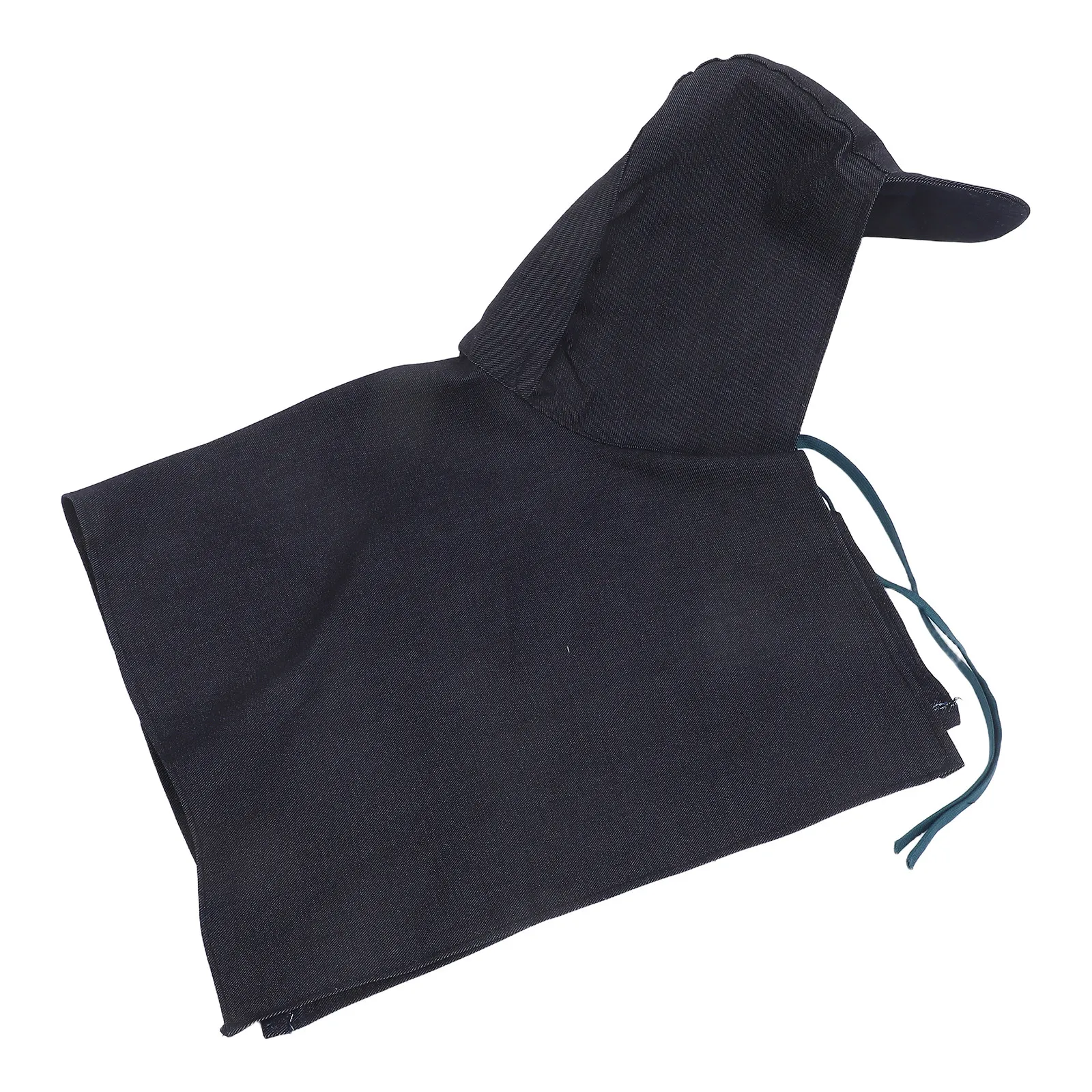 3Pcs Safety Neck Cover Denim Fabric Extended Drape Sun Shield Protective Neck Shoulder Work Hood Welding Cap Accessory