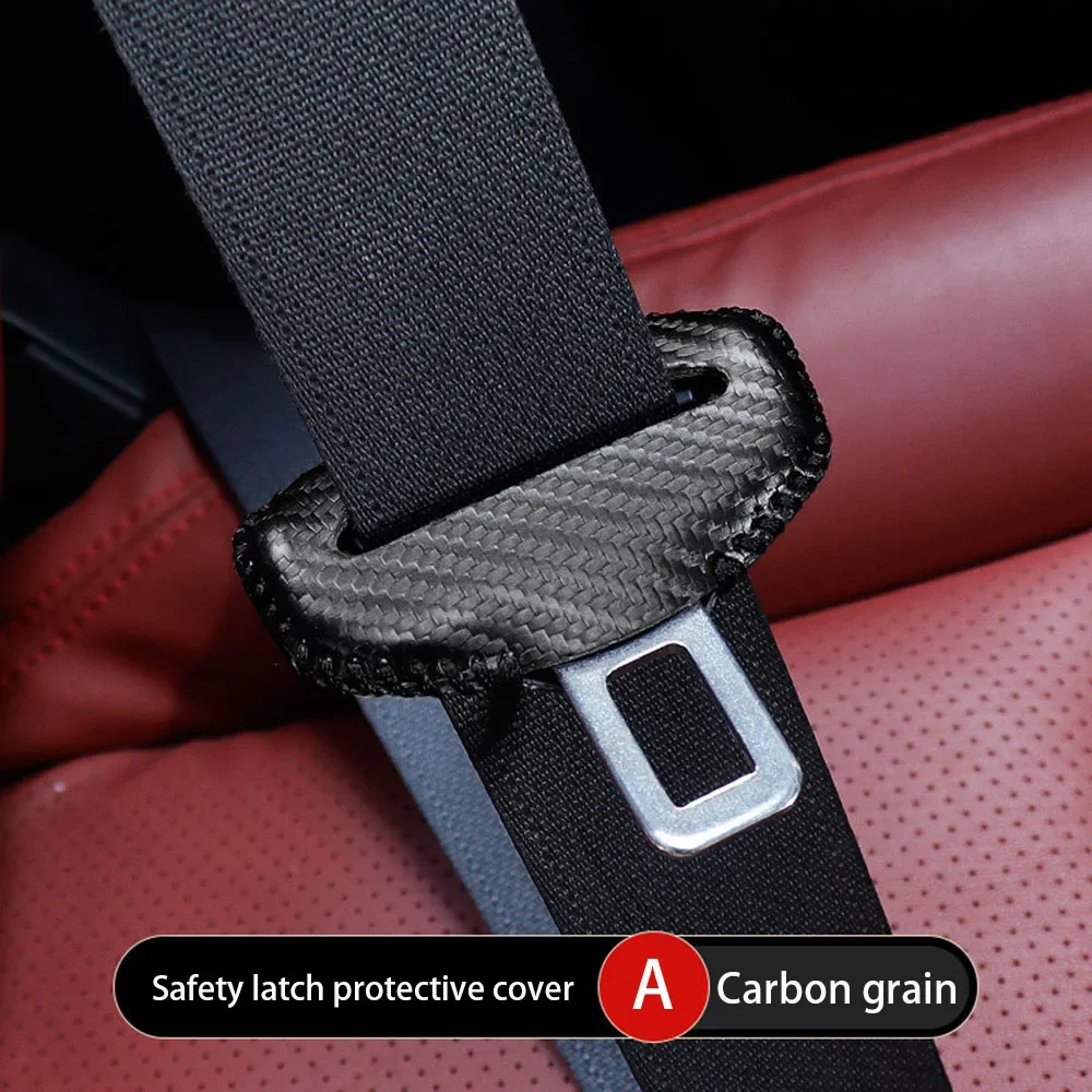 1 STKS Universele Autogordel Gesp Cover Protector Anti-collision Case PU Lederen Bescherming Slijtage Auto-interieur Accessoires