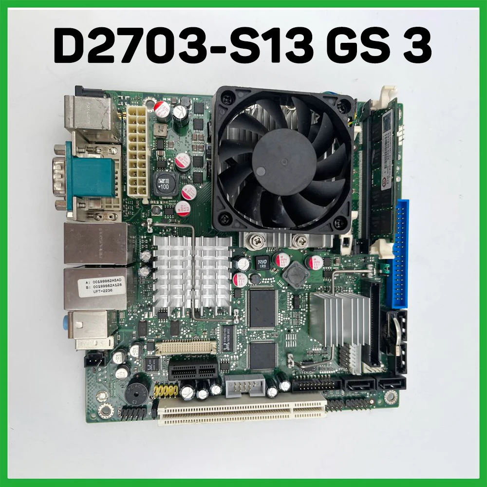 Medical Device Motherboard For Fujitsu Mini-ITX D2703-S13 GS 3