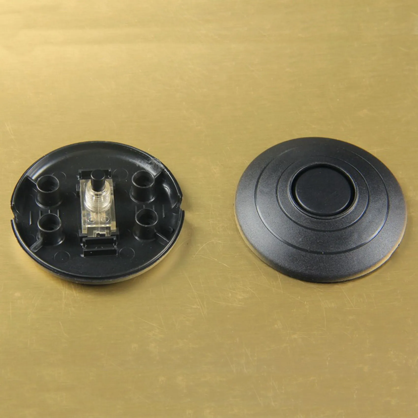 

ABUP-3Pcs Black In-Line Lamp Foot Switch Push Power Pedal Light Footswitch