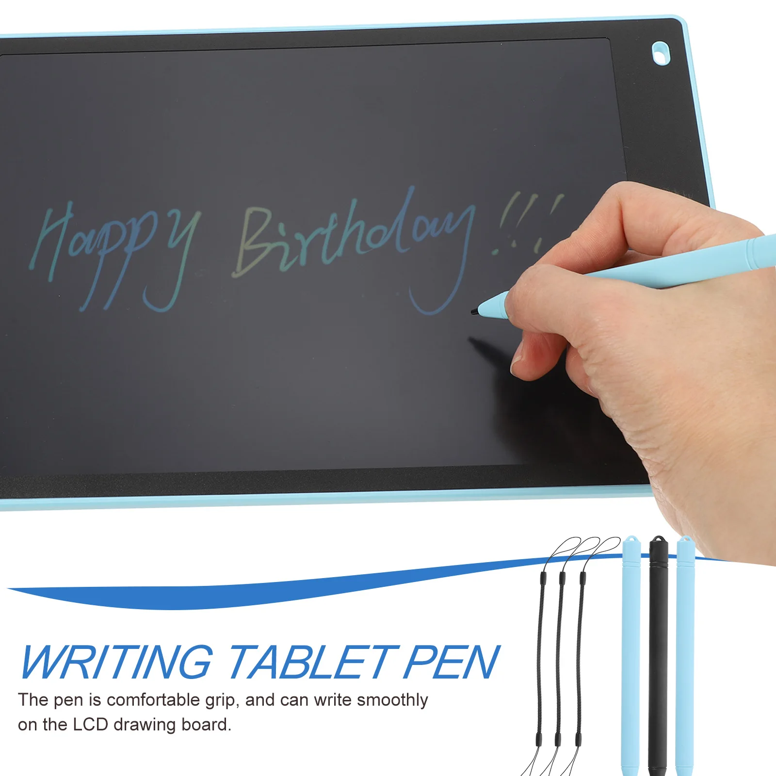 

1Set Handwriting Pen LCD Drawing Tablet Premium Plastic Material Smooth Writing Baby Painting Pen for Kids Color Cognition