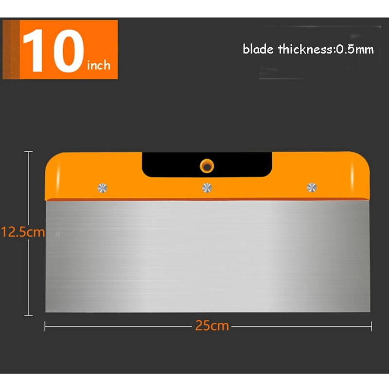 อุปกรณ์ทาสีเกียงโป๊วสีขนาด4/6/8/10นิ้วเครื่องมือขูดปูนฉาบวอลเปเปอร์ตกแต่งผนังขูด