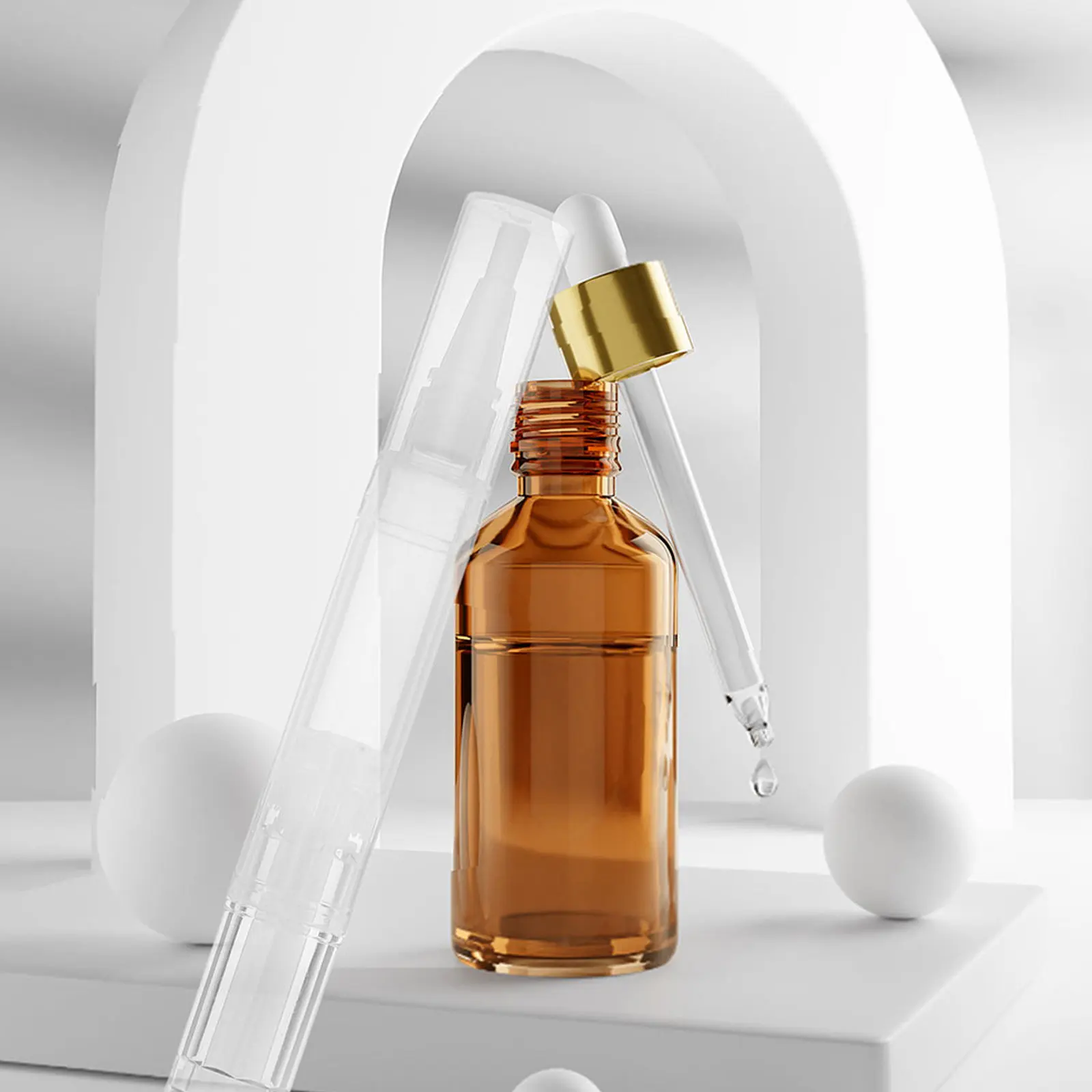 

Набор из 5 многоразовых прозрачных ручек-аппликаторов для масла для ногтей, сыворотки для кутикулы, основы под макияж, масла для ресниц – универсальный инструмент для макияжа и красоты