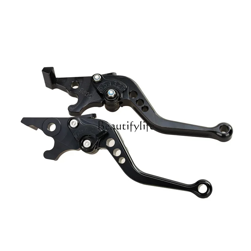 Aluminum alloy modified parts motorcycle handle handle horn folding handle six-speed adjustment universal