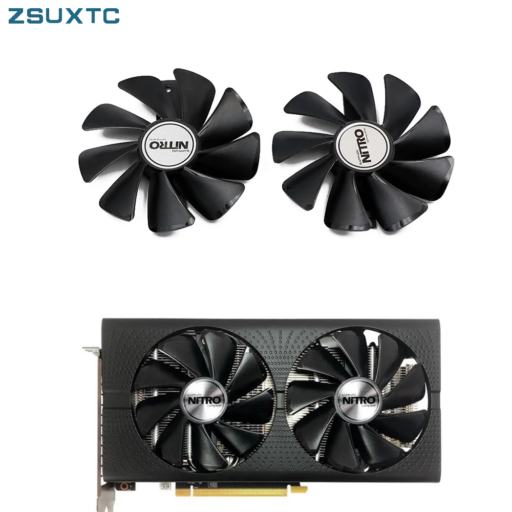 95MM CF1015H12D DC 12V 0.42A for Sapphire Radeon RX 470 480 580 570 RX580 RX480 Graphics Card Fan RX580 570 GPU Cooler