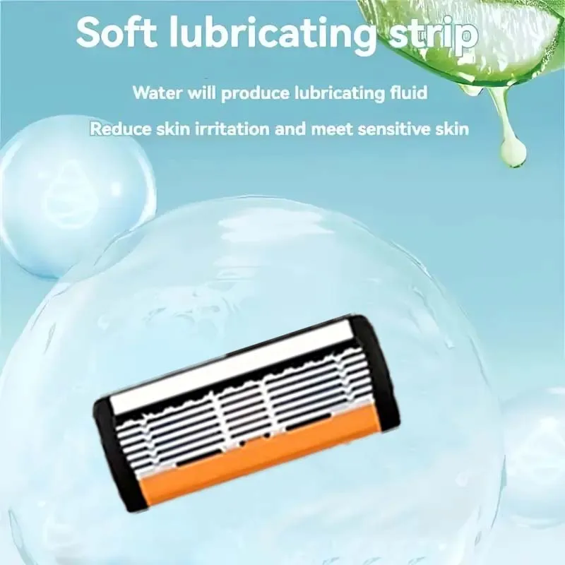 تأتي ماكينة الحلاقة الجديدة 2025 مع مقبضين مضادين للانزلاق و72 شفرة حادة للغاية قابلة للاستبدال. إنها هدية عظيمة للمهرجانات #4