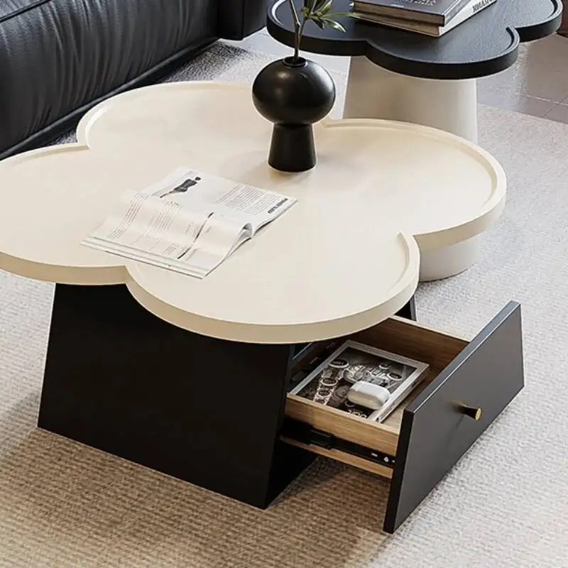 

small living Coffee table apartment minimalist room household light luxury high-end coffee tables cream wind modern furniture
