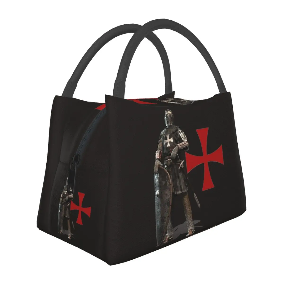 Knight Templar Sword Crusader Lunch Bags Insulated Bento Box Lunch Tote Picnic Bags Cooler Thermal Bag for Woman Children School