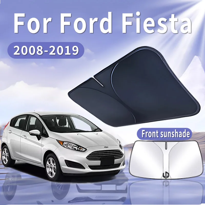 

Foldable Car Sun Visor For Ford Fiesta 2008~2019 2010 Front Windshield Sunshade Heat Insulation Summer Cooling Auto Accessories