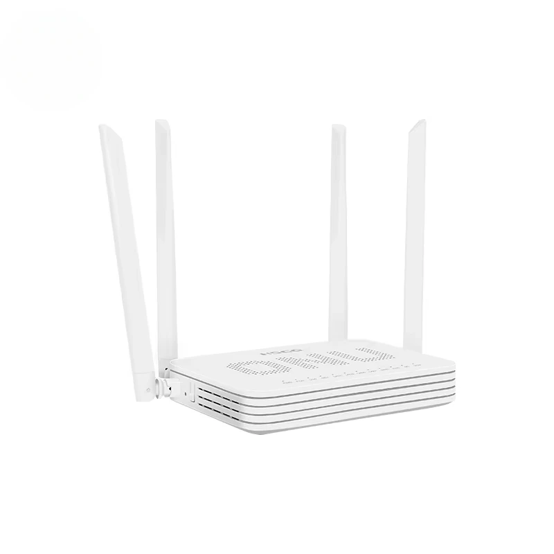 HSGQ-X410DW 4 Ports Gpon Onu Hg8546m 4GE Xpon Modem 5dbi Wifi Echolife Ont Roteador Gepon Hg8546m 8546m xpon