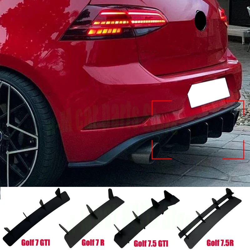 

For Volkswagen Golf7.5R Golf7.5GTI Golf7R Golf7GTI wind knife tail lip rear lip blade spoiler Exterior Modification accessories