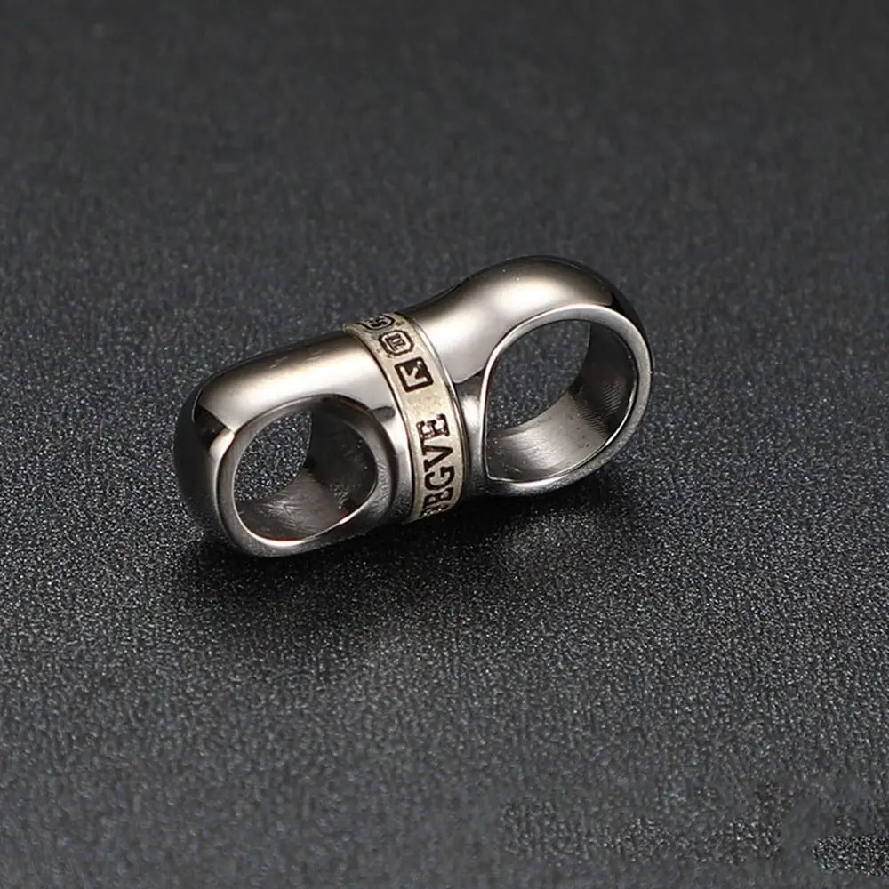 Ultra-light Titanium Alloy Keychain Stainless Steel/Titanium Portable Brass Keychain 360° Rotatable Car Key Ring