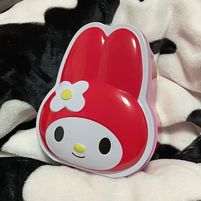 Kawaii Sanrio My Melody Cartoon Cute Lock Piggy Bank Student Money Box Creative Peripherals Girl and Children's Birthday Gift