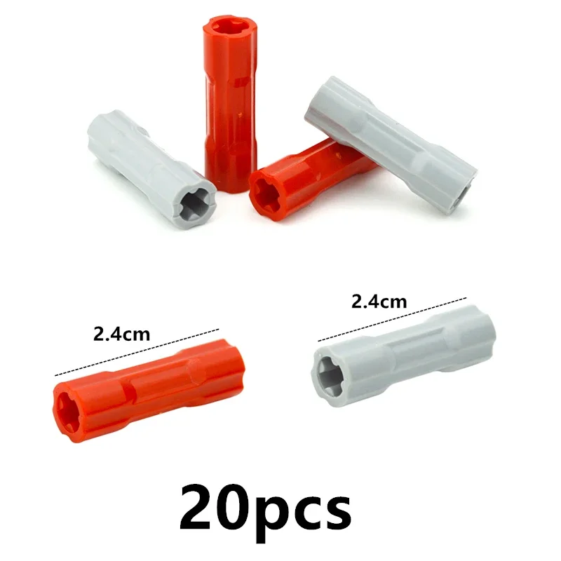 Technical Parts Axle Connector 3L DIY 1x3 Shaft Connection Compatible with 26287 DIY Educational Bricks Building Blocks Toys