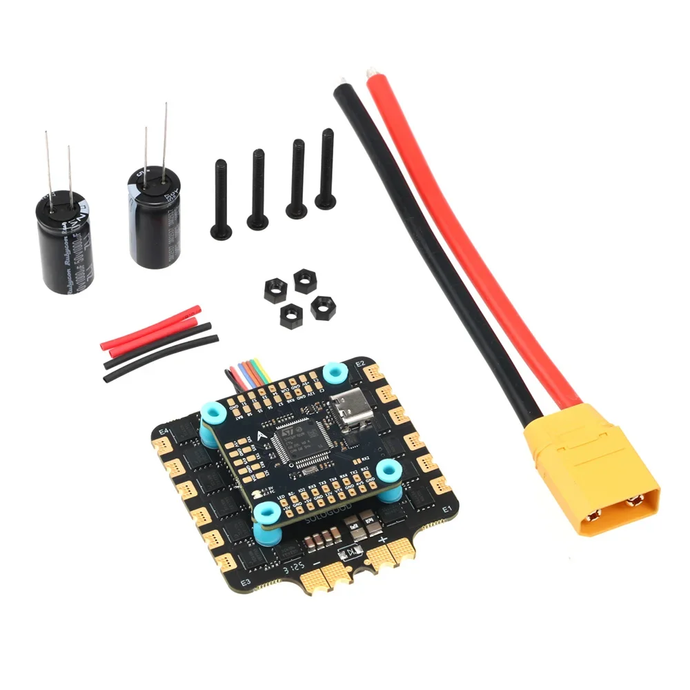 SkyDElSoloGood F722 100A 8S FC ESC Stack For 13 Inch FPV Racing  Long Range Flight Controller