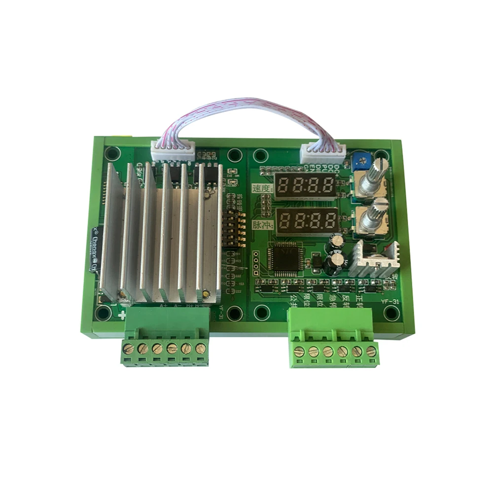 42 57 Stepper Motor Drive Control Board Forward and Reverse Controller Limit Angle Pulse Speed Drive Module Programmable PLC