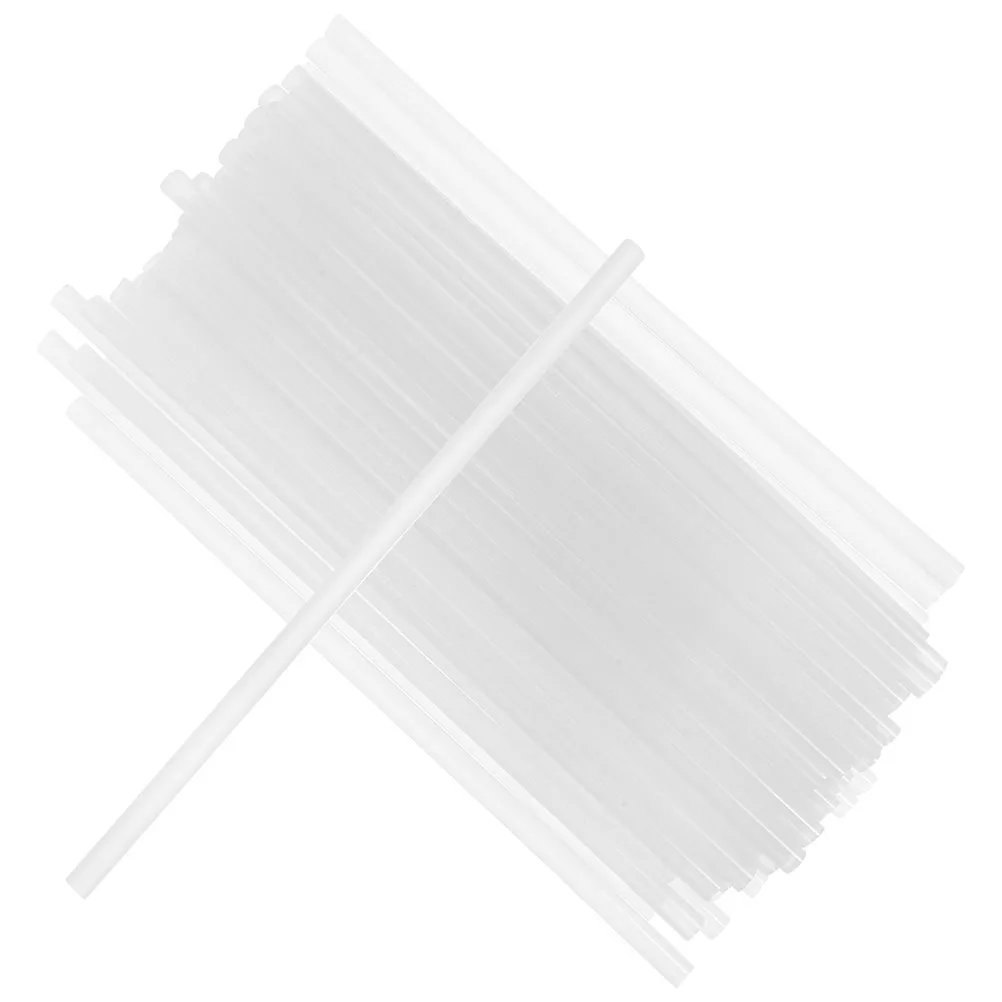 

100pcs Hot Melt Glue Sticks Large Transparent 7x270mm Crafting Adhesive Rods for DIY Sealing Repairs Home Decor Gifts