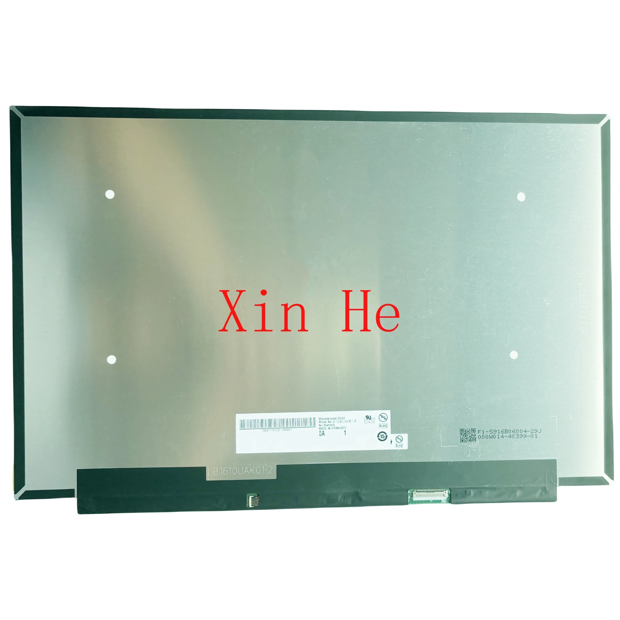 

16.0'' B160UAK01.2 Laptop LCD Screen Display Panel Matrix 1920*1200 EDP 30 Pins